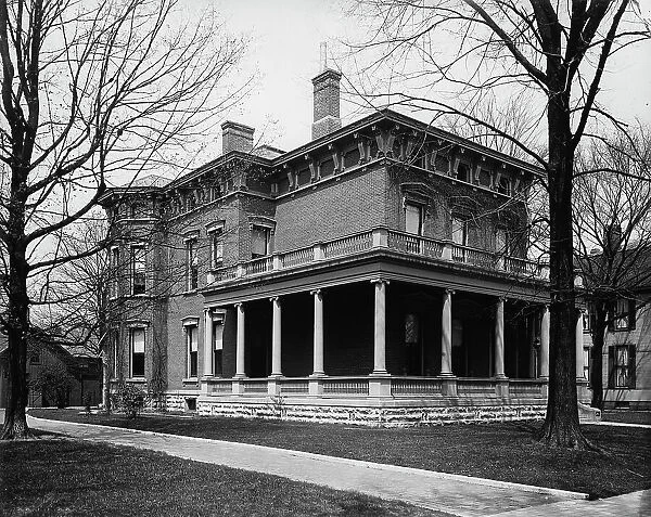 Pres[ident] Harrison House, North Delaware Street, Indianapolis, Ind. c1904. Creator: Unknown