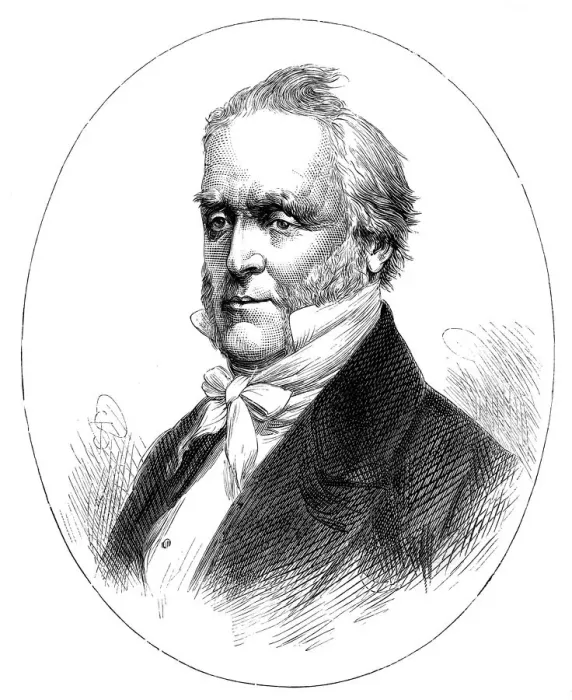 Framed Print : President James Buchanan (1791-1868), 15th president of the United States Framed Print : President James Buchanan (1791-1868), 15th president of the United States
