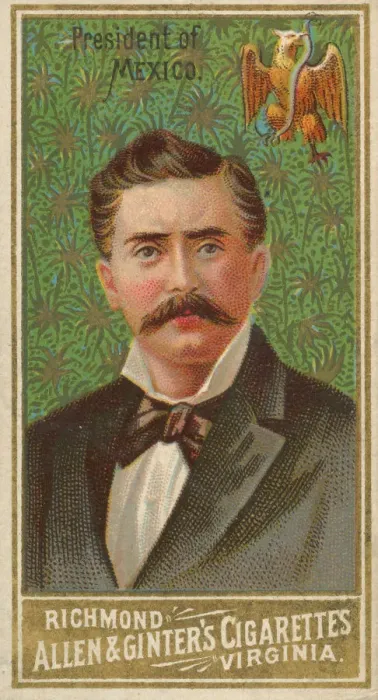 Framed Print : President of Mexico, from Worlds Sovereigns series (N34) for Allen & Framed Print : President of Mexico, from Worlds Sovereigns series (N34) for Allen &