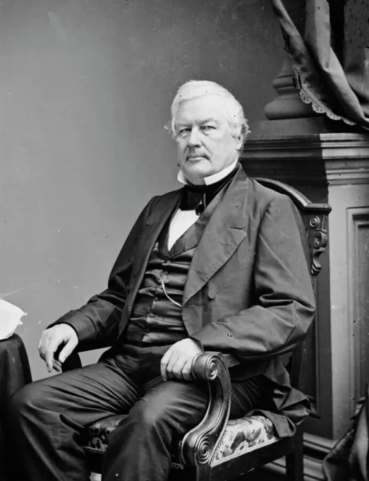 Framed Print : President Millard Fillmore, between 1855 and 1865. Creator: Unknown Framed Print : President Millard Fillmore, between 1855 and 1865. Creator: Unknown