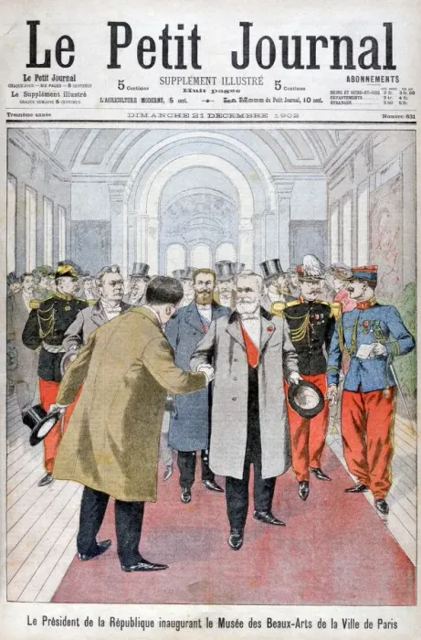Framed Print : President of the Republic opening the Musee des Beaux-Arts de la Ville de Paris, 1902 Framed Print : President of the Republic opening the Musee des Beaux-Arts de la Ville de Paris, 1902