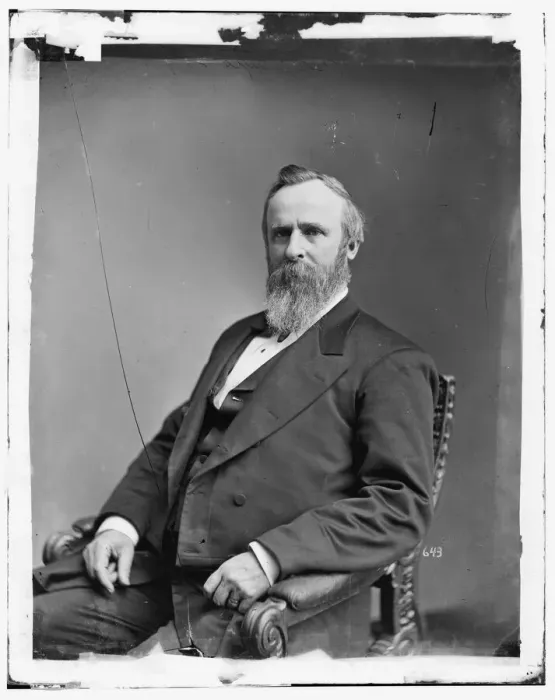 Framed Print : President Rutherford B. Hayes, between 1865 and 1880. Creator: Unknown Framed Print : President Rutherford B. Hayes, between 1865 and 1880. Creator: Unknown