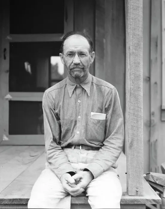 Framed Print : President of the Southern Tenant Farmers Union at Hill House, Mississippi, 1936. Creator: Dorothea Lange Framed Print : President of the Southern Tenant Farmers Union at Hill House, Mississippi, 1936. Creator: Dorothea Lange