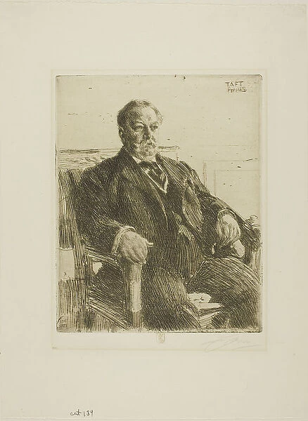 President William H. Taft, 1911. Creator: Anders Leonard Zorn