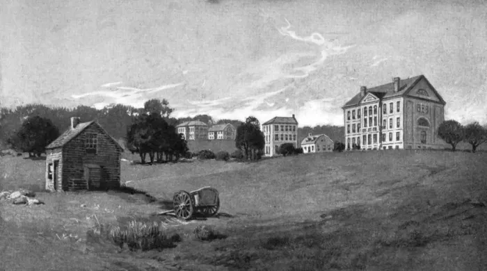 Framed Print : The presidents house, USA, 1800 (1908) Framed Print : The presidents house, USA, 1800 (1908)