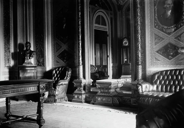 Framed Print : President's room at Capitol, between c1910 and c1915. Creator: Bain News Service