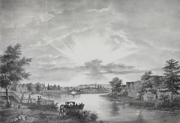 Presnensky Ponds in Moscow, 1825
