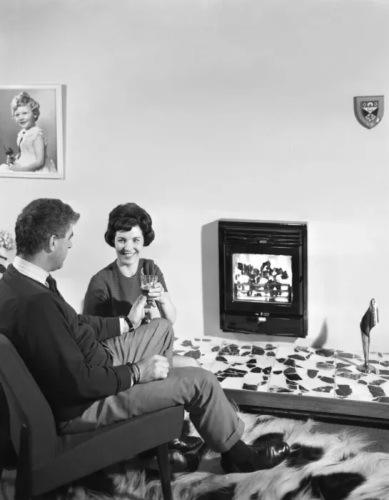 Framed Print : Press advertisment for British Coal, May 1966. Artist: Michael Walters Framed Print : Press advertisment for British Coal, May 1966. Artist: Michael Walters
