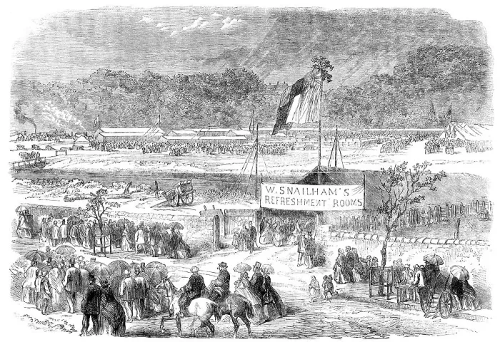 Framed Print : The Preston Guild Festival: meeting of the Royal North Lancashire Agricultural Society... 1862. Creator: Unknown Framed Print : The Preston Guild Festival: meeting of the Royal North Lancashire Agricultural Society... 1862. Creator: Unknown