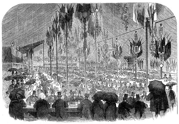 The Preston Guild Festival: the Royal North Lancashire Agricultural Society's dinner, 1862. Creator: Unknown