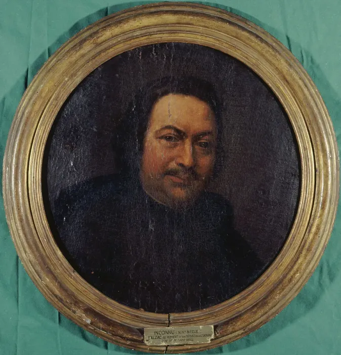 Framed Print : Presumed portrait of Honoré de Balzac (1799-1850), writer, c1845. Creator: Unknown Framed Print : Presumed portrait of Honoré de Balzac (1799-1850), writer, c1845. Creator: Unknown