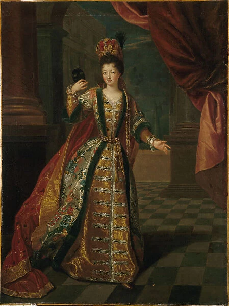Presumed portrait of Mademoiselle de Nantes (Louise-Francoise de Bourbon), in ballgown, c1690. Creator: Pierre Gobert