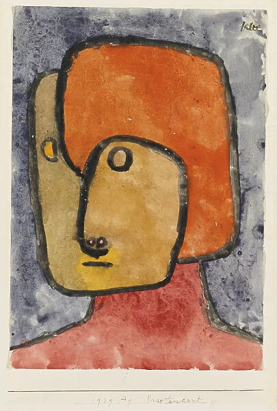 Pretender, 1939. Artist: Klee, Paul (1879-1940)