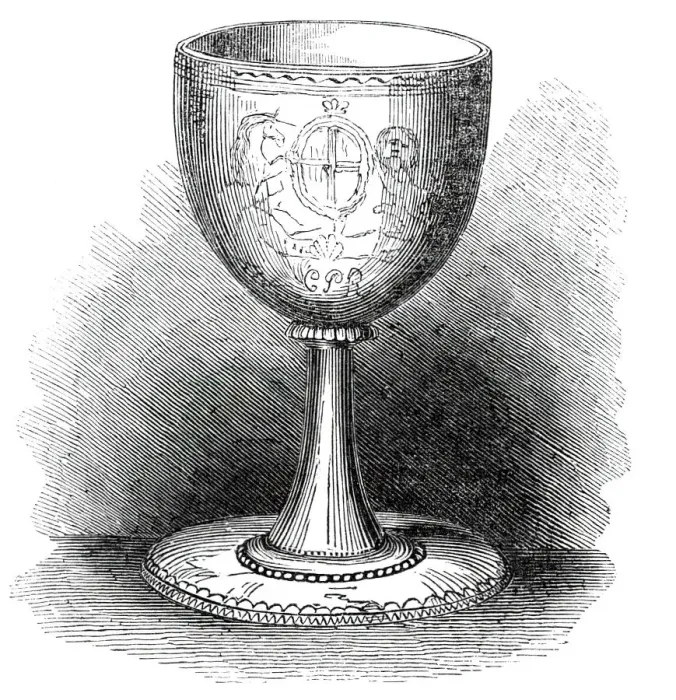 Framed Print : The Pretenders Cup, 1845. Creator: Unknown Framed Print : The Pretenders Cup, 1845. Creator: Unknown