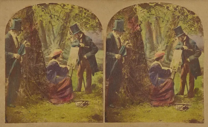 Framed Print : Very pretty indeed. about 1857. Creator: Joseph John Elliott Framed Print : Very pretty indeed. about 1857. Creator: Joseph John Elliott