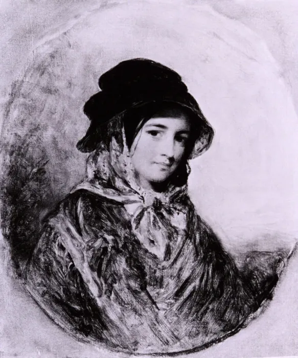 Framed Print : The Pretty Peasant, 1838. Artist: Charles Baxter Framed Print : The Pretty Peasant, 1838. Artist: Charles Baxter