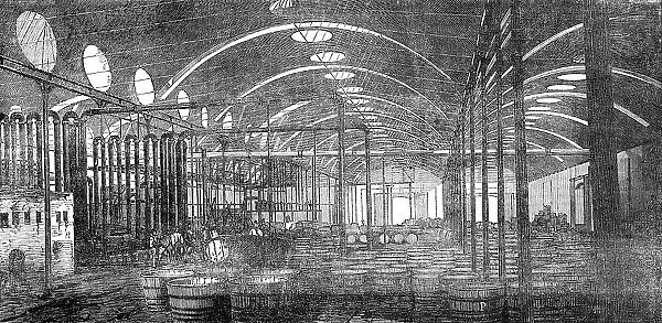 Price's Patent Candle Company - the Bromborough Pool Candle-Works - interior view... 1854. Creator: Unknown