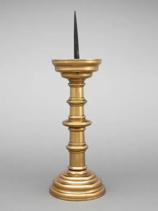 Framed Print : Pricket Candlestick, early 1500s. Creator: Unknown Framed Print : Pricket Candlestick, early 1500s. Creator: Unknown