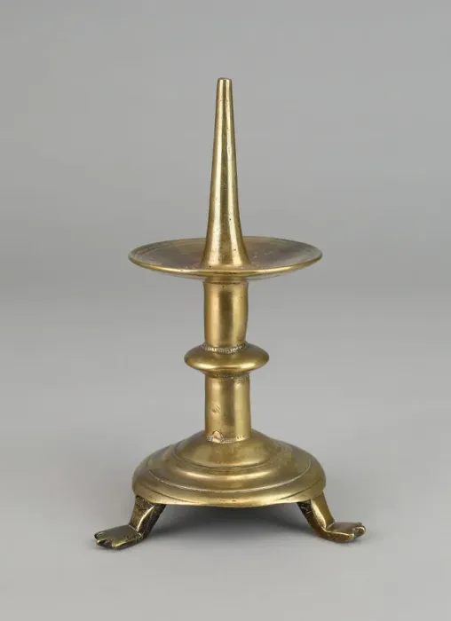 Framed Print : Pricket Candlestick, Northern Europe, 14th century. Creator: Unknown Framed Print : Pricket Candlestick, Northern Europe, 14th century. Creator: Unknown