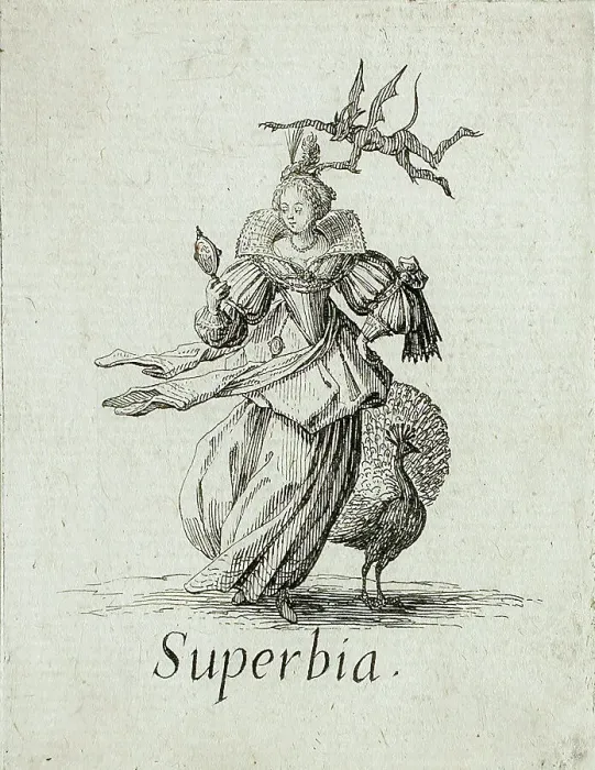 Framed Print : Pride, c1621. Creator: Jacques Callot