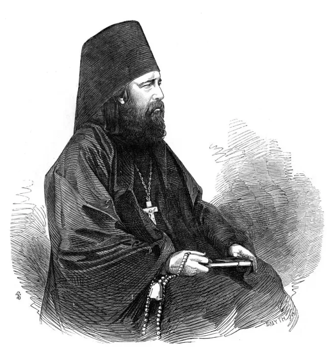 Framed Print : A priest of the Greek orthodox church, 1853. Artist: Smyth Framed Print : A priest of the Greek orthodox church, 1853. Artist: Smyth