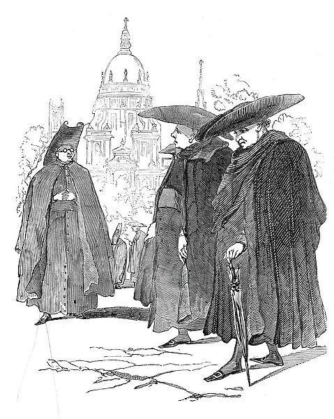 Priests, at Madrid, 1845. Creator: Unknown