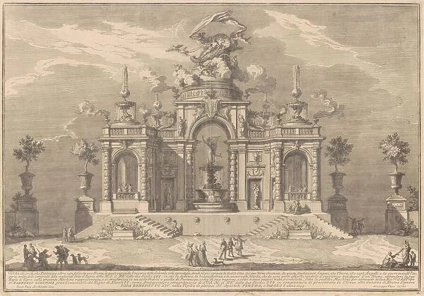 The Prima Macchina for the Chinea of 1754: The Palace of Venus in Cyprus, 1754