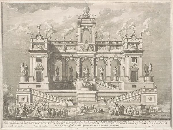 The Prima Macchina for the Chinea of 1764: A Capitol Building, 1764