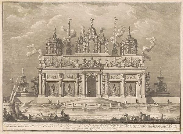 The Prima Macchina for the Chinea of 1765: The Garden of the Hesperides, 1765