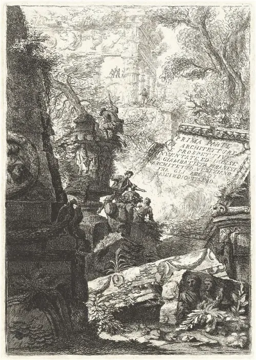 Framed Print : Prima Parte; Grotteschi; Carceri; Alcuna Vedute...; Trofei di Ottaviano Augusto, pub 1800 / 1809. Creators: Giovanni Battista Piranesi, Francesco Piranesi Framed Print : Prima Parte; Grotteschi; Carceri; Alcuna Vedute...; Trofei di Ottaviano Augusto, pub 1800 / 1809. Creators: Giovanni Battista Piranesi, Francesco Piranesi