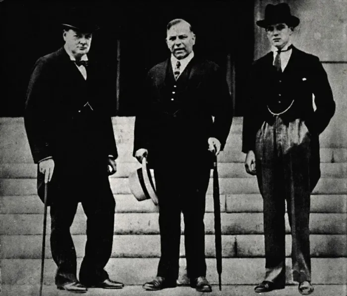 Framed Print : With the Prime Minister of Canada, 1929, (1945). Creator: Unknown Framed Print : With the Prime Minister of Canada, 1929, (1945). Creator: Unknown