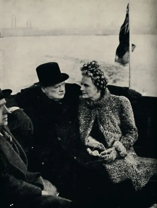 Framed Print : The Prime Minister Visits Londons Docks, c1940, (1945). Creator: Unknown Framed Print : The Prime Minister Visits Londons Docks, c1940, (1945). Creator: Unknown
