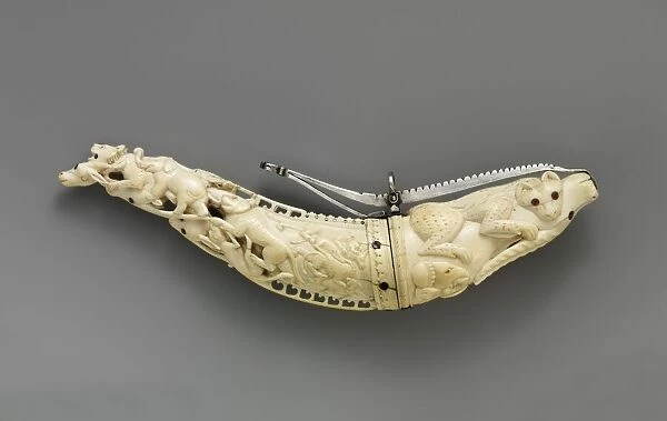 Priming Flask, Indian, second half of the 17th century. Creator: Unknown