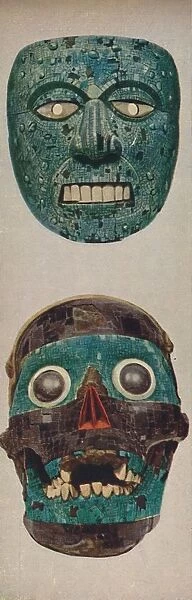 Primitive Cultures in Ritual and Festival Masks - Quetzalcoatl and Tezcatlipocaa, c1935