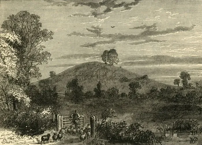 Framed Print : Primrose Hill in 1780, (c1876). Creator: Unknown Framed Print : Primrose Hill in 1780, (c1876). Creator: Unknown