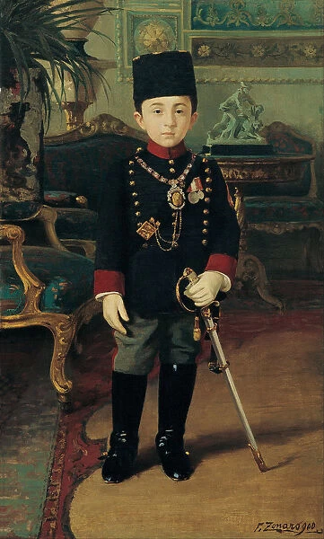 Prince Abdurrahim Hayri Efendi. Artist: Zonaro, Fausto (1854-1929)