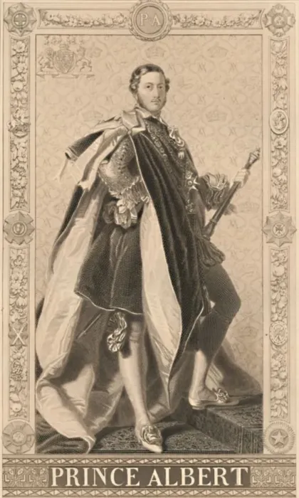 Framed Print : Prince Albert, 1886. Artist: G Levy Framed Print : Prince Albert, 1886. Artist: G Levy