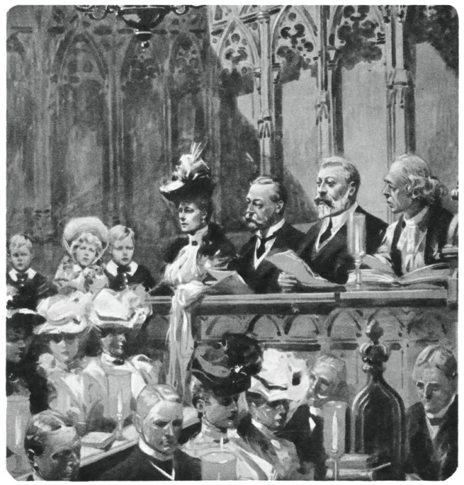 Framed Print : Prince Albert at the abbey thanksgiving service for his parents safe return from India, 1906 (1937 Framed Print : Prince Albert at the abbey thanksgiving service for his parents safe return from India, 1906 (1937