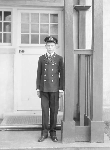 Prince Albert at the Royal Naval College, Osborne, Isle of Wight, 1910