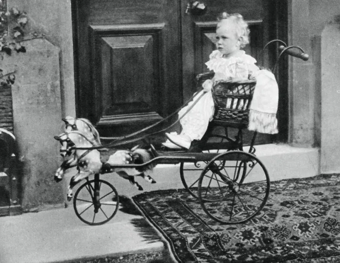 Framed Print : Prince Albert Windsor at age one, c1896 Framed Print : Prince Albert Windsor at age one, c1896