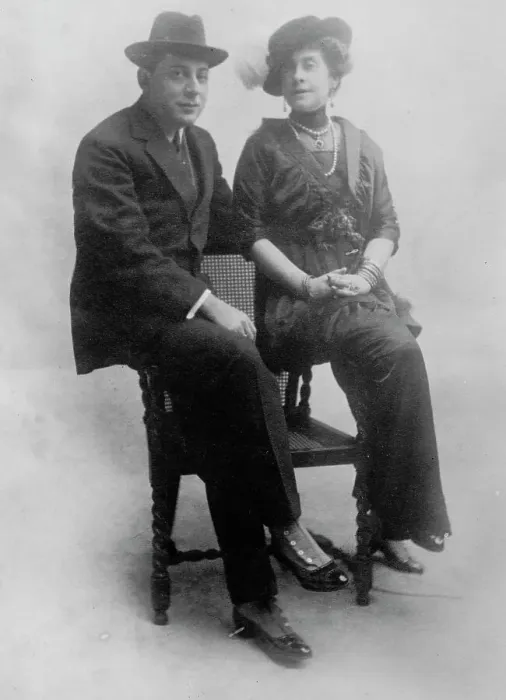 Framed Print : Prince Alex. Miskinoff [i.e. Mishkinoff] & Mrs. Aimee Gouraud, between c1910 and c1915. Creator: Bain News Service