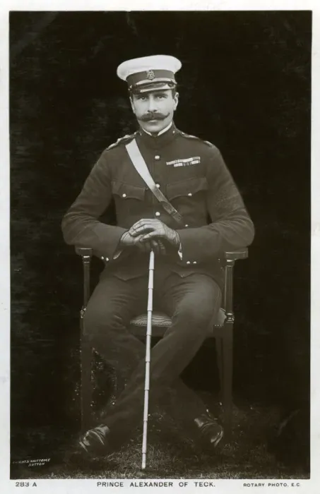 Framed Print : Prince Alexander of Teck, c1900s(?). Artist: Rotary Photo Framed Print : Prince Alexander of Teck, c1900s(?). Artist: Rotary Photo