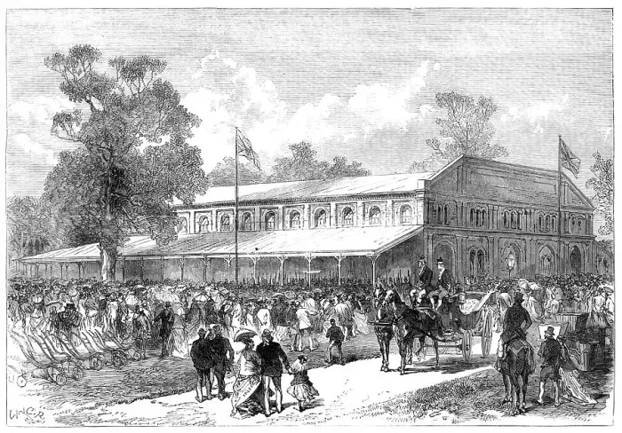 Framed Print : Prince Alfred in Australia:Horticultural and Agricultural Exhibition of South Australia, 1868. Creator: C. R Framed Print : Prince Alfred in Australia:Horticultural and Agricultural Exhibition of South Australia, 1868. Creator: C. R