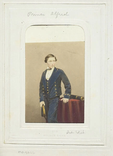 Prince Alfred, c. 1860. Creator: John Jabez Edwin Mayall