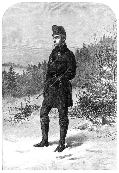 Framed Print : Prince Arthur in Canada, 1870. Creator: Unknown Framed Print : Prince Arthur in Canada, 1870. Creator: Unknown