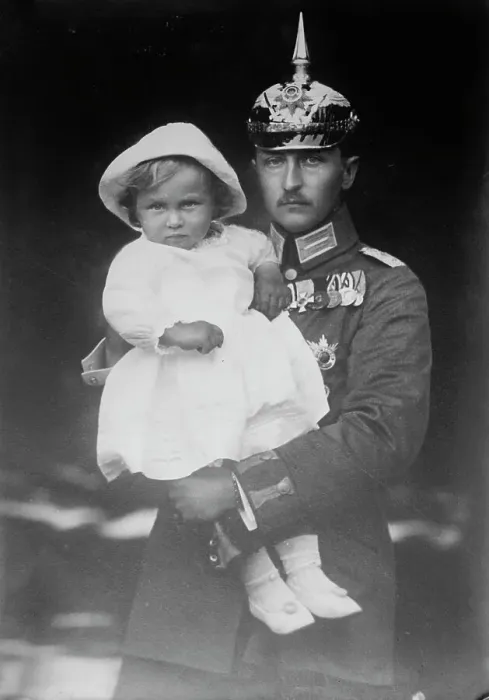 Framed Print : Prince August & son, between c1910 and c1915. Creator: Bain News Service