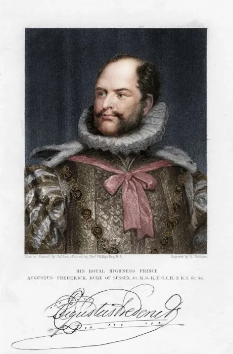 Framed Print : Prince Augustus Frederick, Duke of Sussex, 19th century. Artist: H Robinson Framed Print : Prince Augustus Frederick, Duke of Sussex, 19th century. Artist: H Robinson