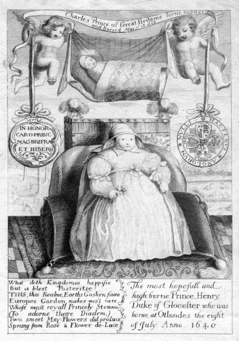 Framed Print : Prince Charles and Prince Henry, sons of King Charles I, 17th century, (1802) Framed Print : Prince Charles and Prince Henry, sons of King Charles I, 17th century, (1802)