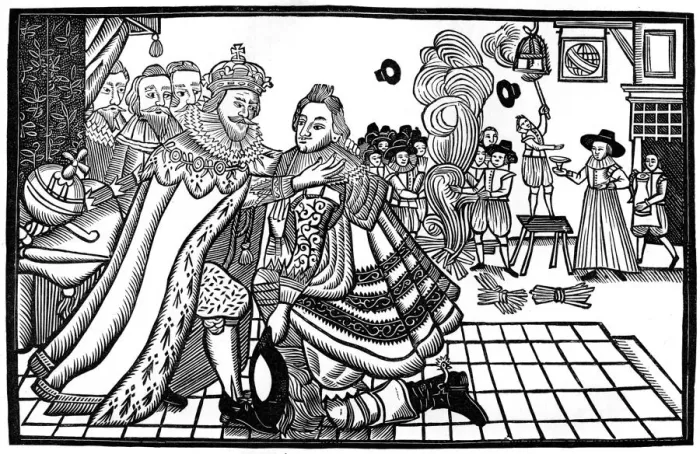 Framed Print : Prince Charless welcome home from Spain, 1623, (1893) Framed Print : Prince Charless welcome home from Spain, 1623, (1893)