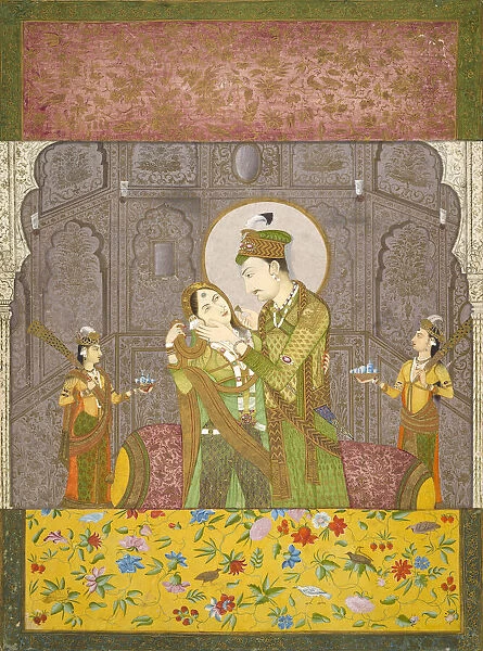A Prince and his consort, ca. 1790. Creator: Unknown
